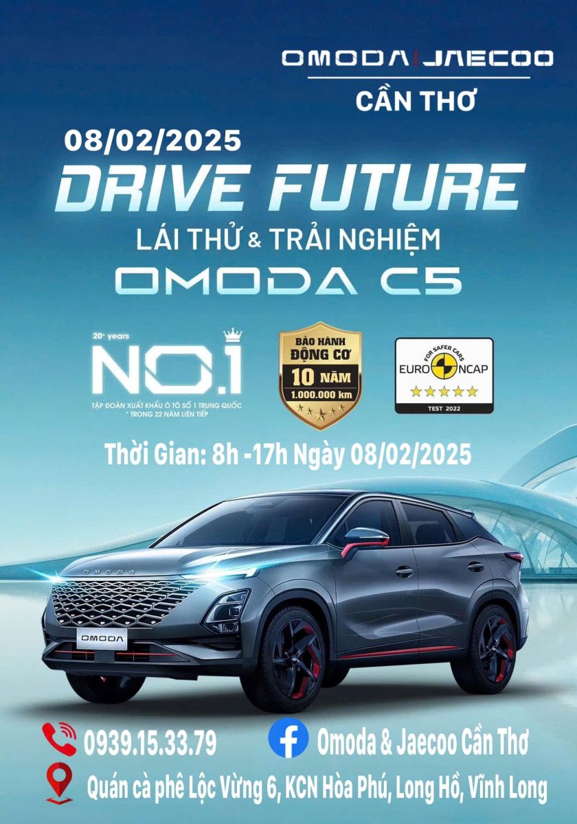 Thư mời lái thử Omoda c5